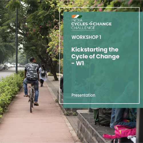 Kickstarting the Cycle of Change – W1