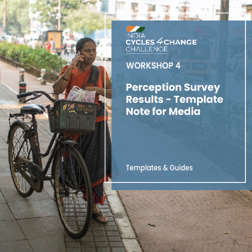 Perception Survey Results – Template Note for Media
