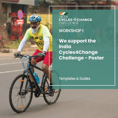We support the India Cycles4Change Challenge – Poster