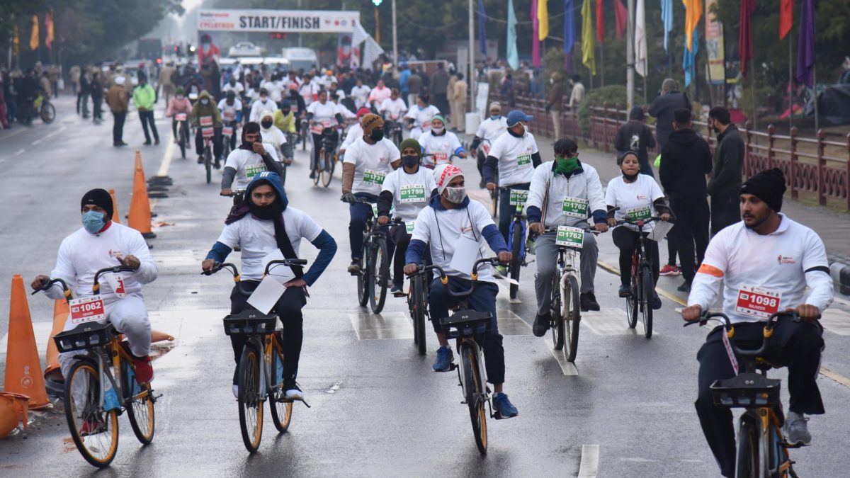 Multiple bicycle rallies & events were held to build support for cycling