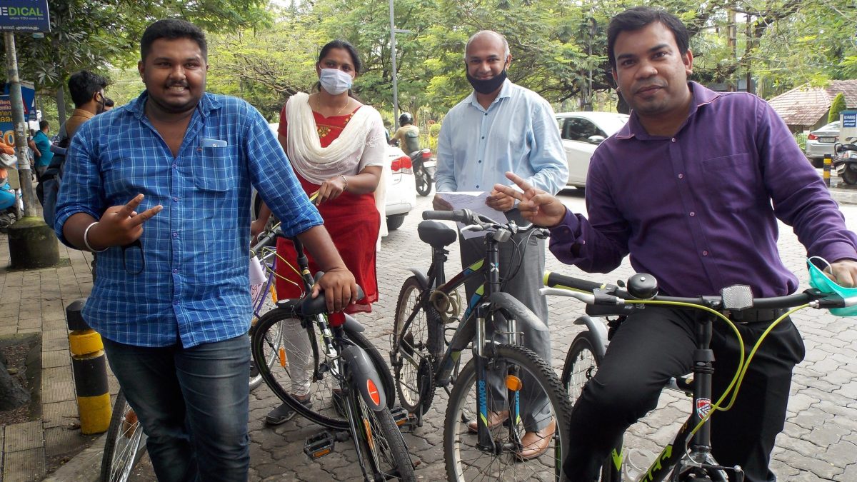 Handle-bar audits and user surveys were conducted to inform the design