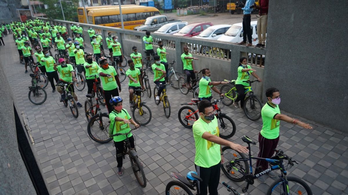 Multiple bicycle rallies were held to build support for cycling