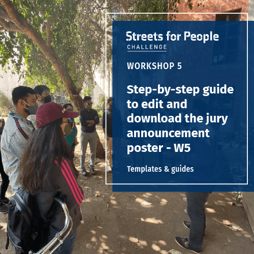 Step-by-step guide to edit and download the jury announcement poster – W5