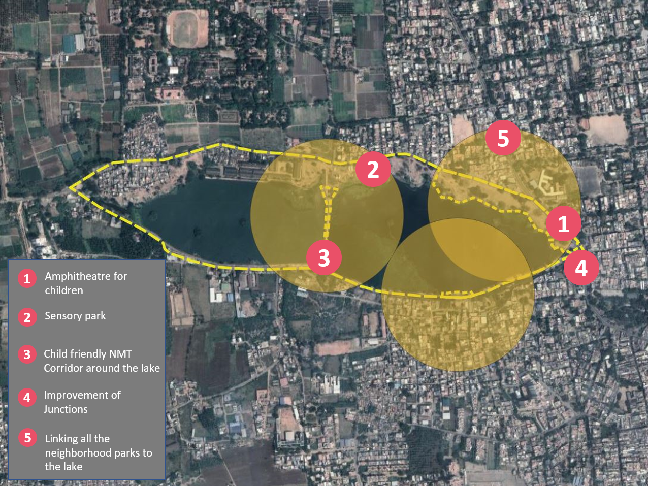 Project locations and priority zone delineation​