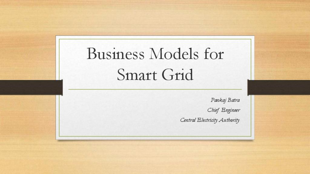 Smart Grid_Business model