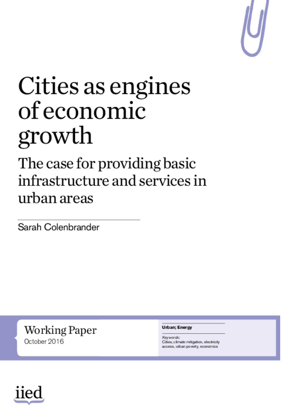 iied_ cities as engines of growth