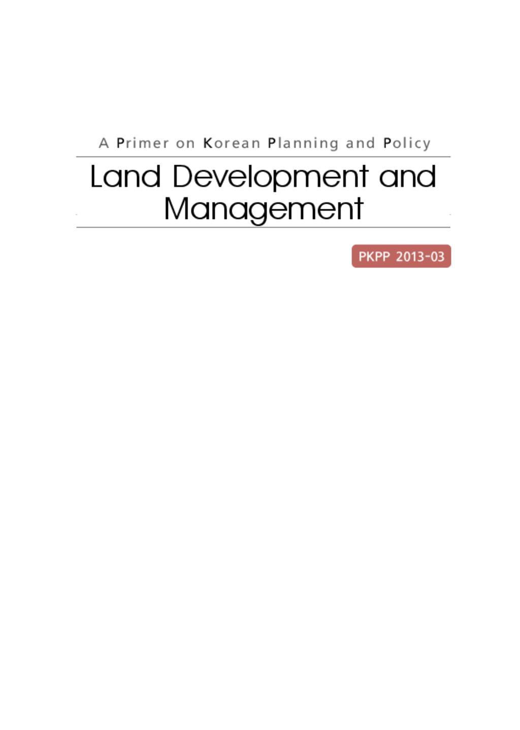 Land Development Korea