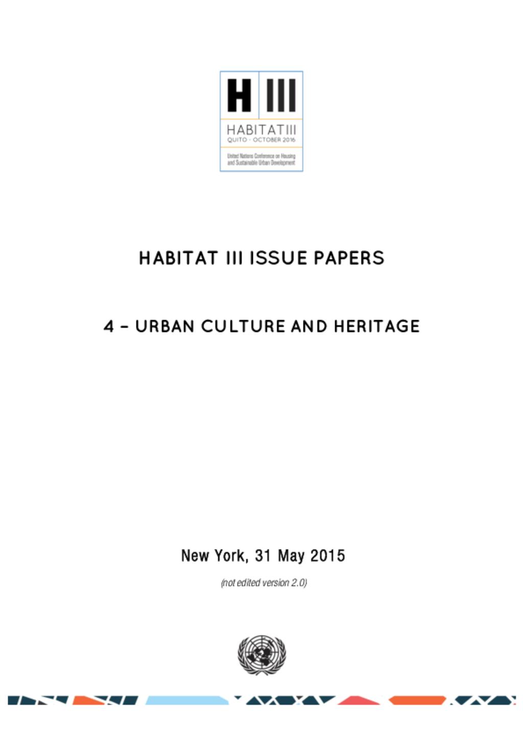 Urban Culture Habitat 3