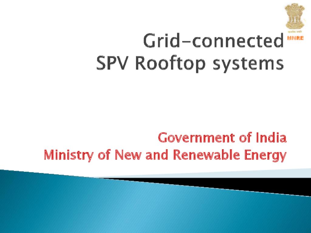 Presentation on Solar PV