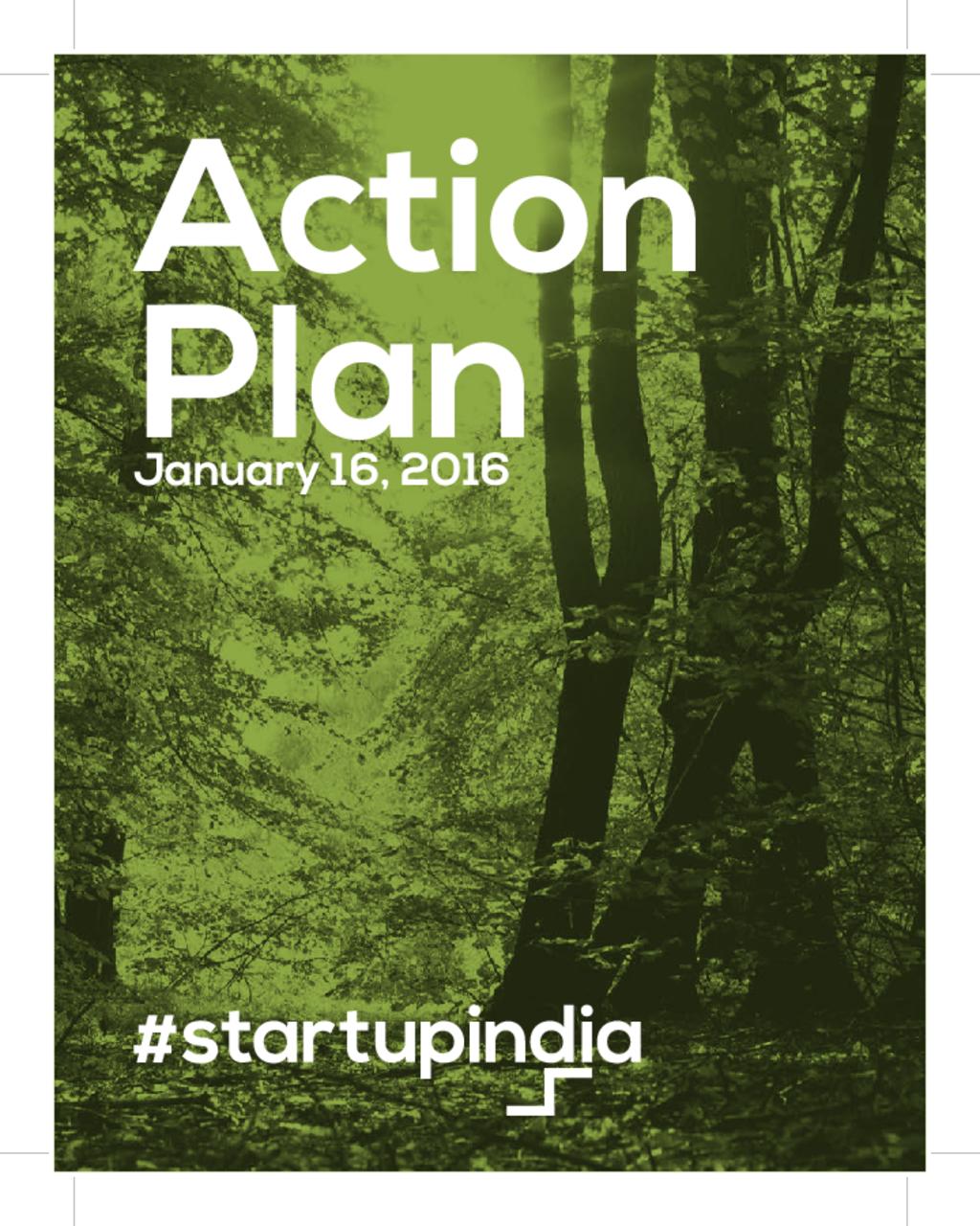 Start Up India: Action Plan