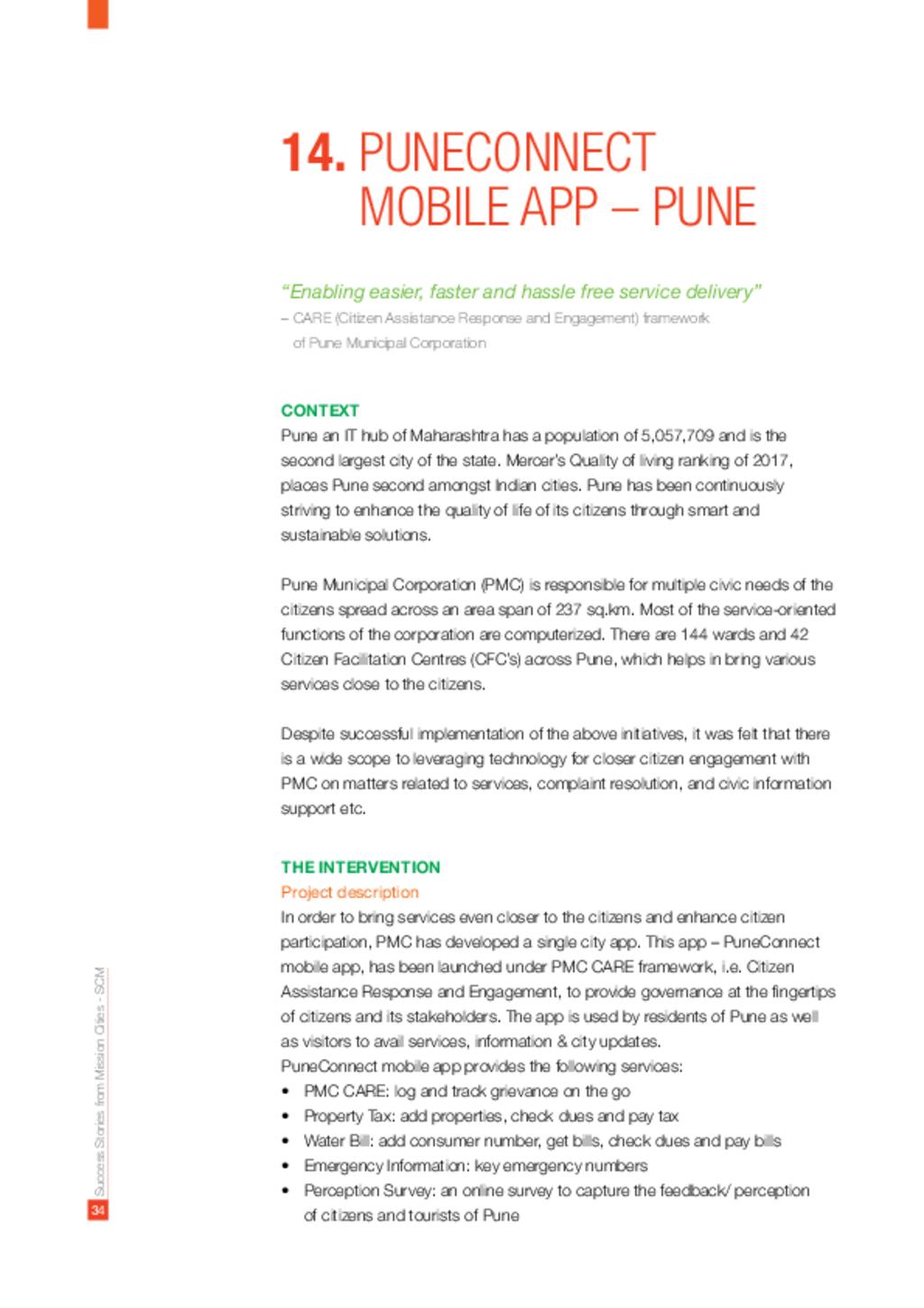 Pune Connect Mobile App – Pune