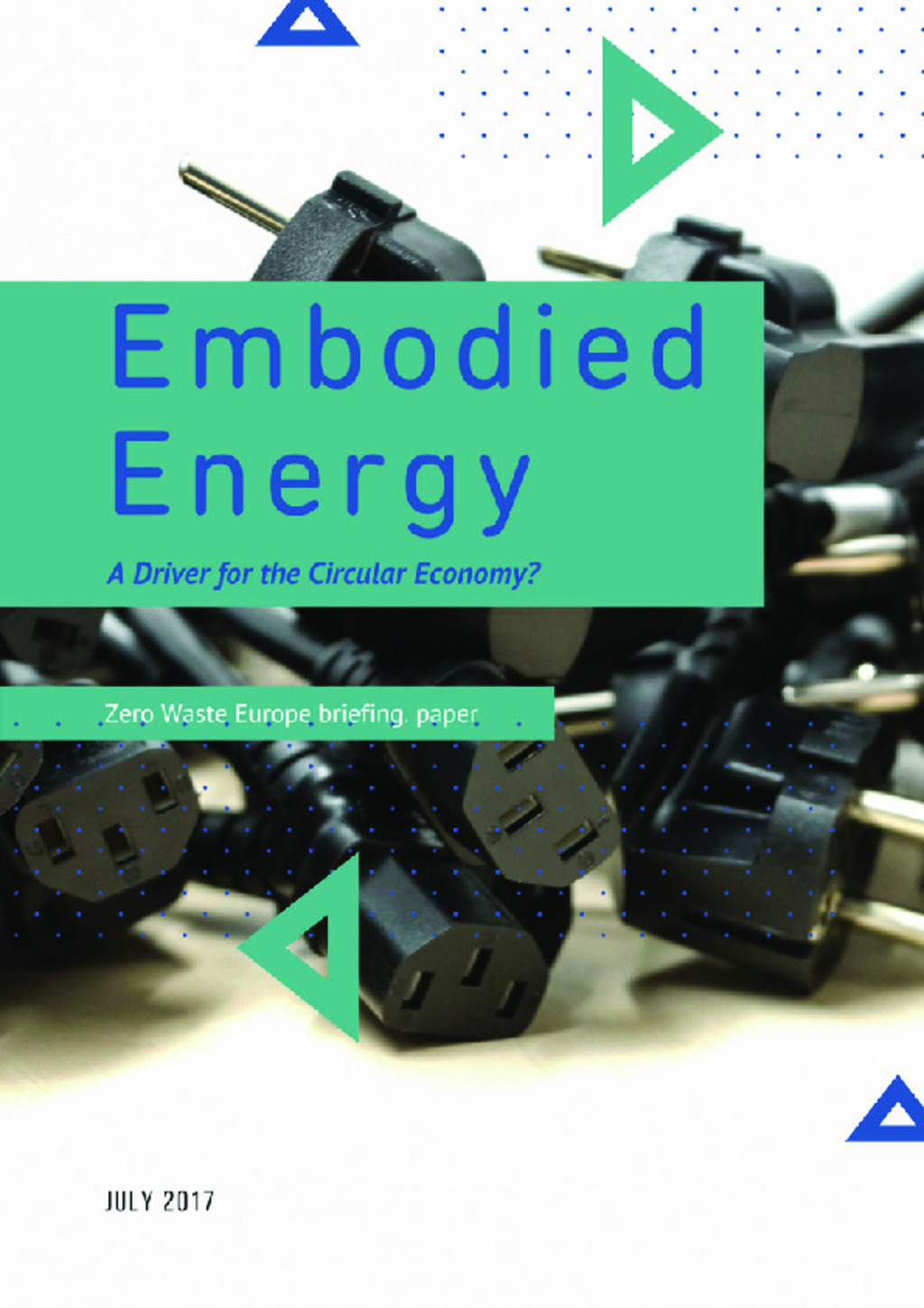 Embodied Energy in Zero Waste