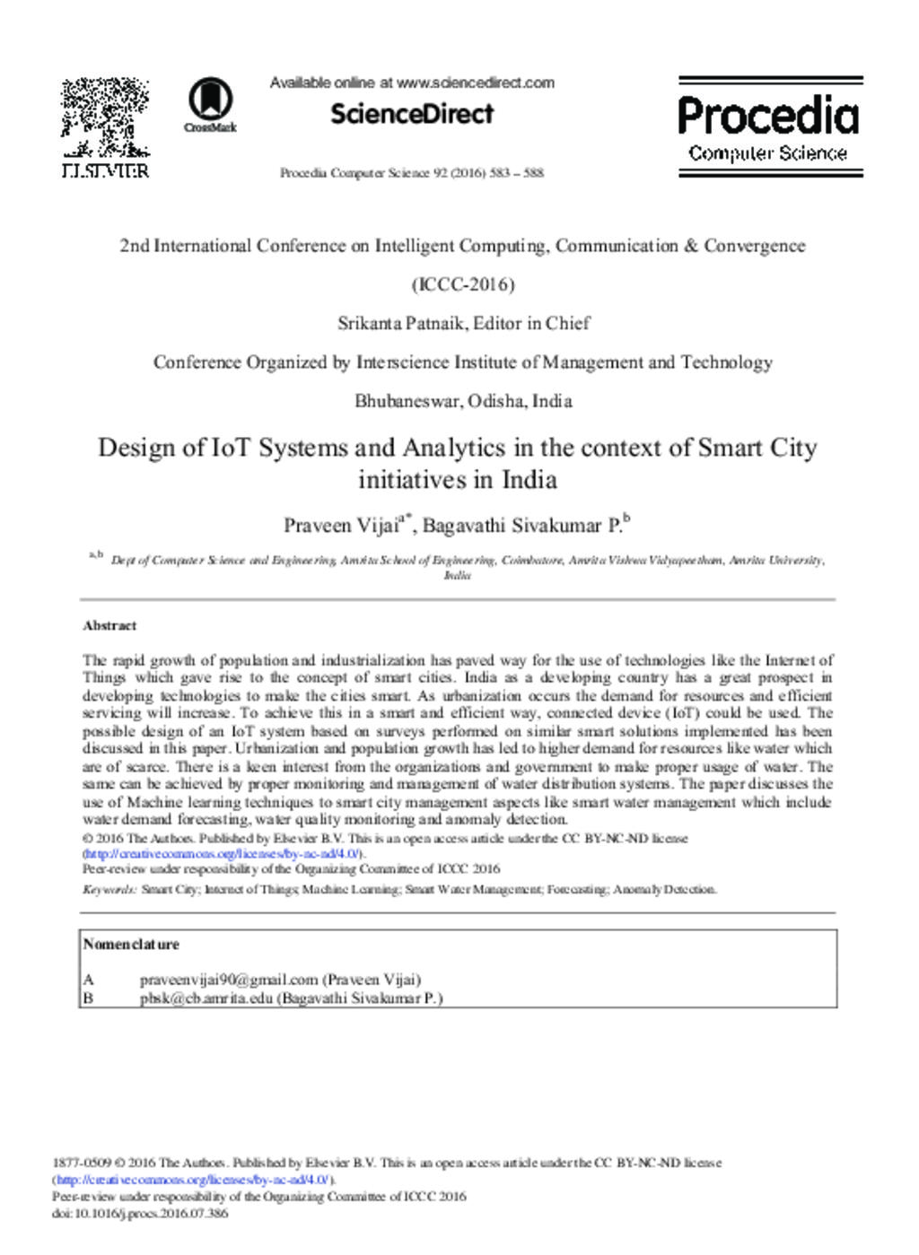 Design of IOT Systems