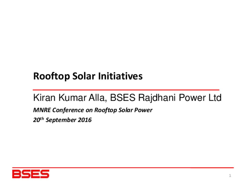 Bses on Solar