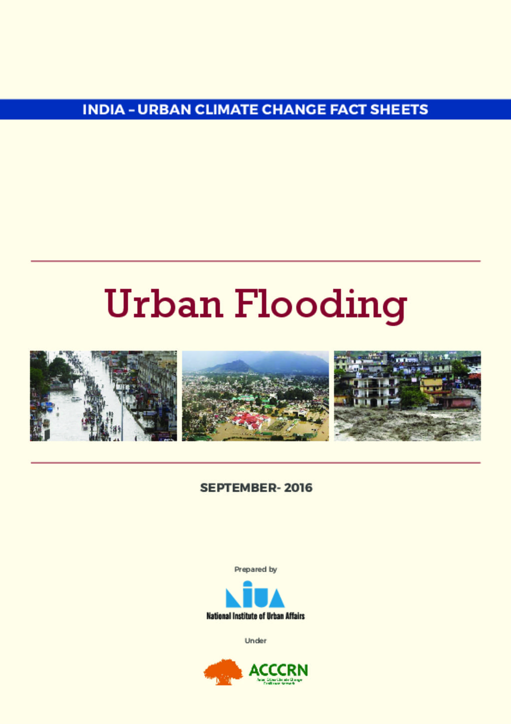 ACCCRN factsheet_ Urban Flooding