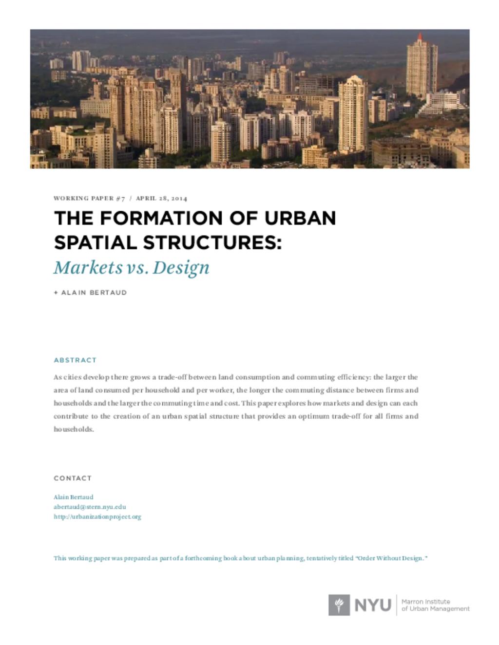 urban spatial structures