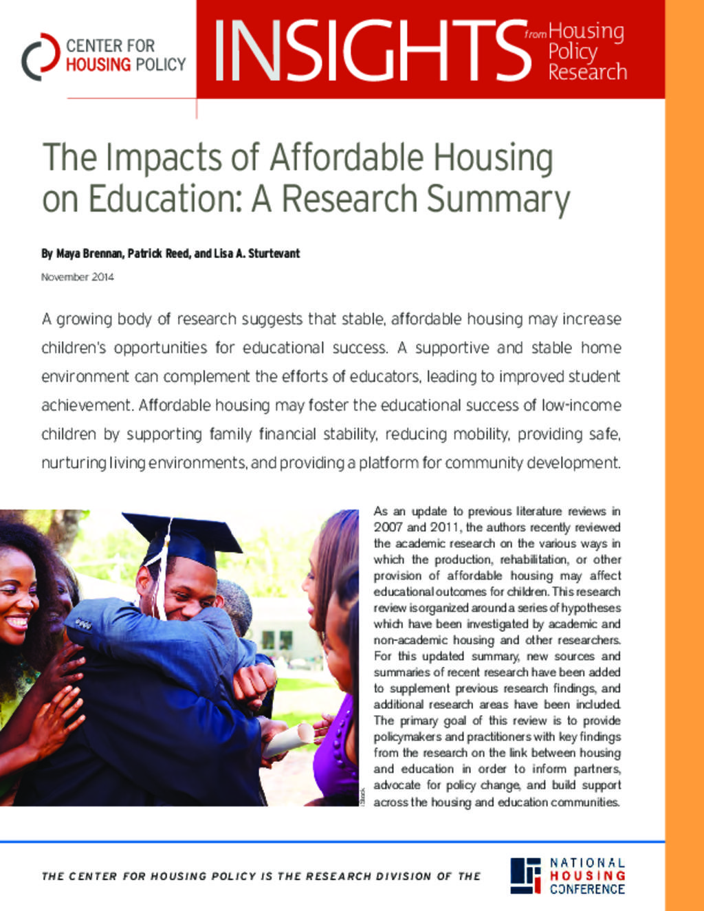 Impact of housing on education
