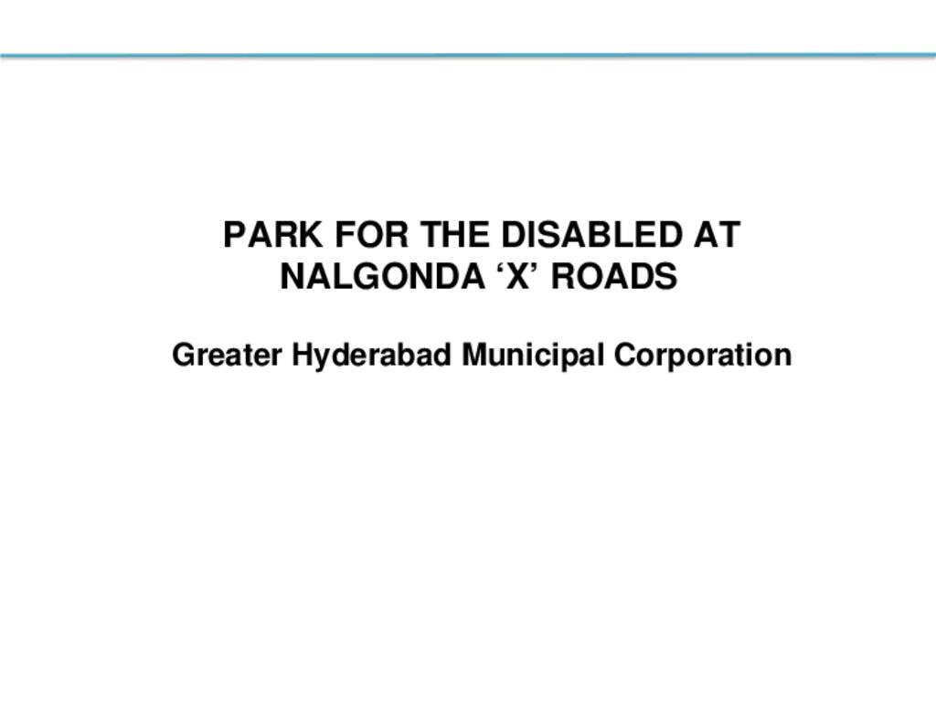 Park for the Disabled