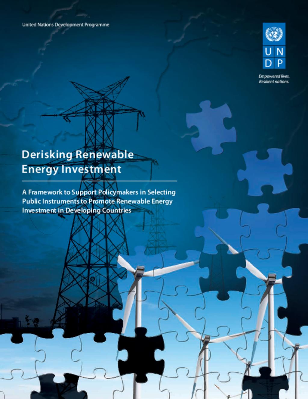 derisking renewable energy investment