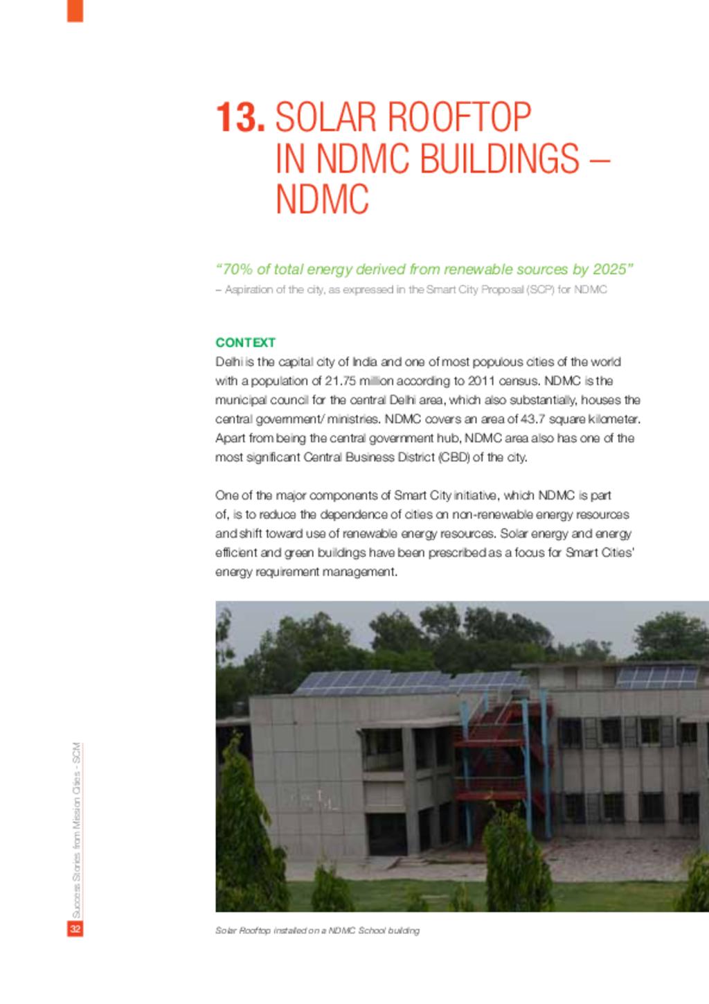 Solar Rooftop in NDMC Buildings
