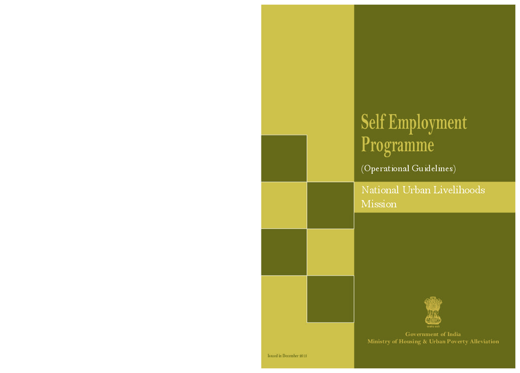 Self Employment_MoHUPA