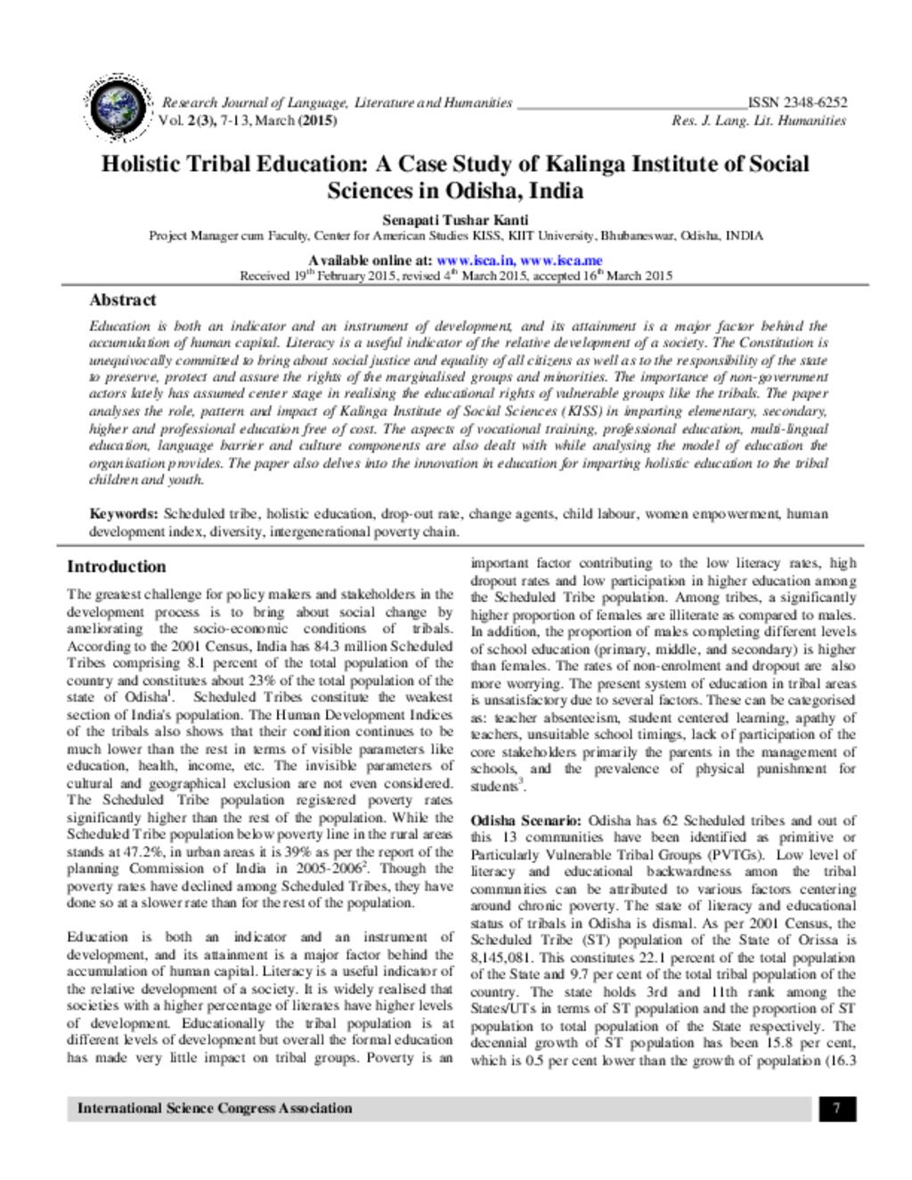 Tribal Education