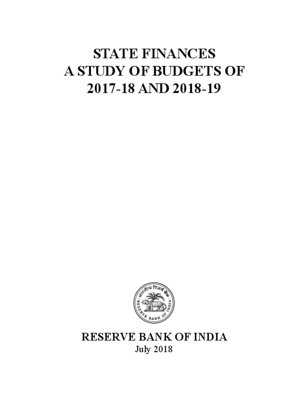 State Finances