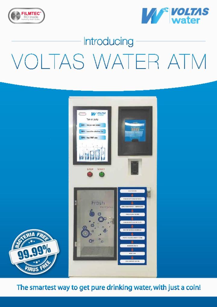 voltas water atms