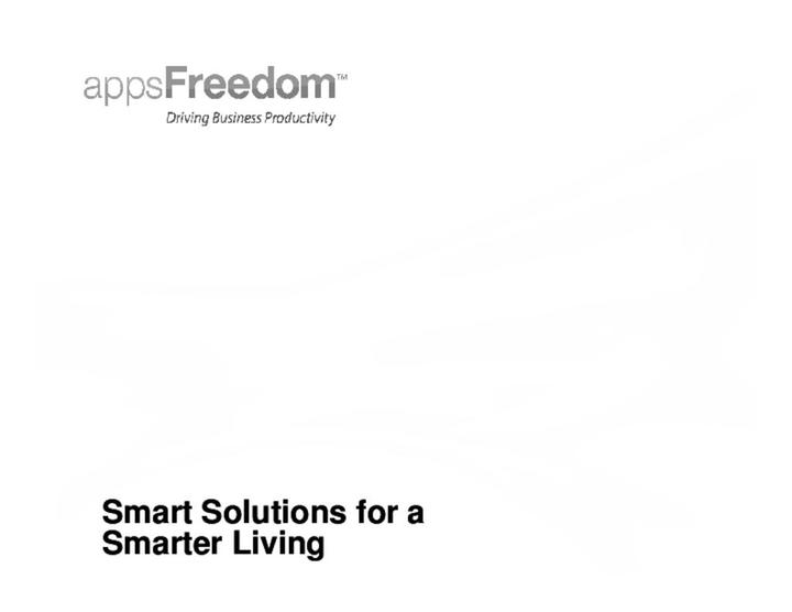 Smart Cities - appsFreedom