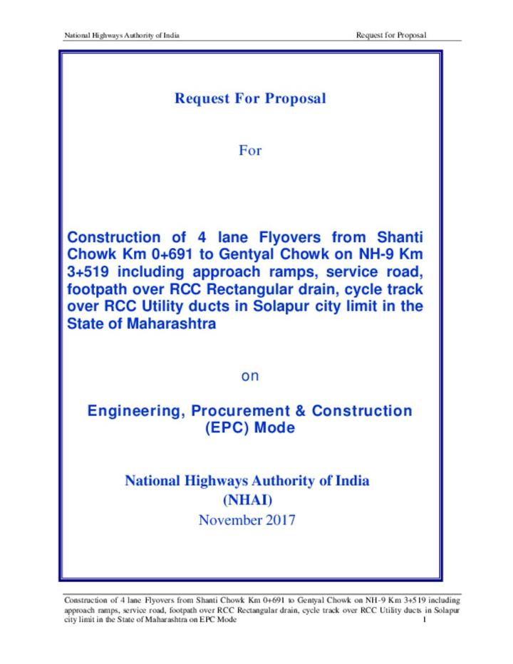 Request for Proposal