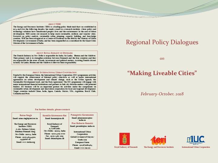Regional Policy Dialogue Flyer