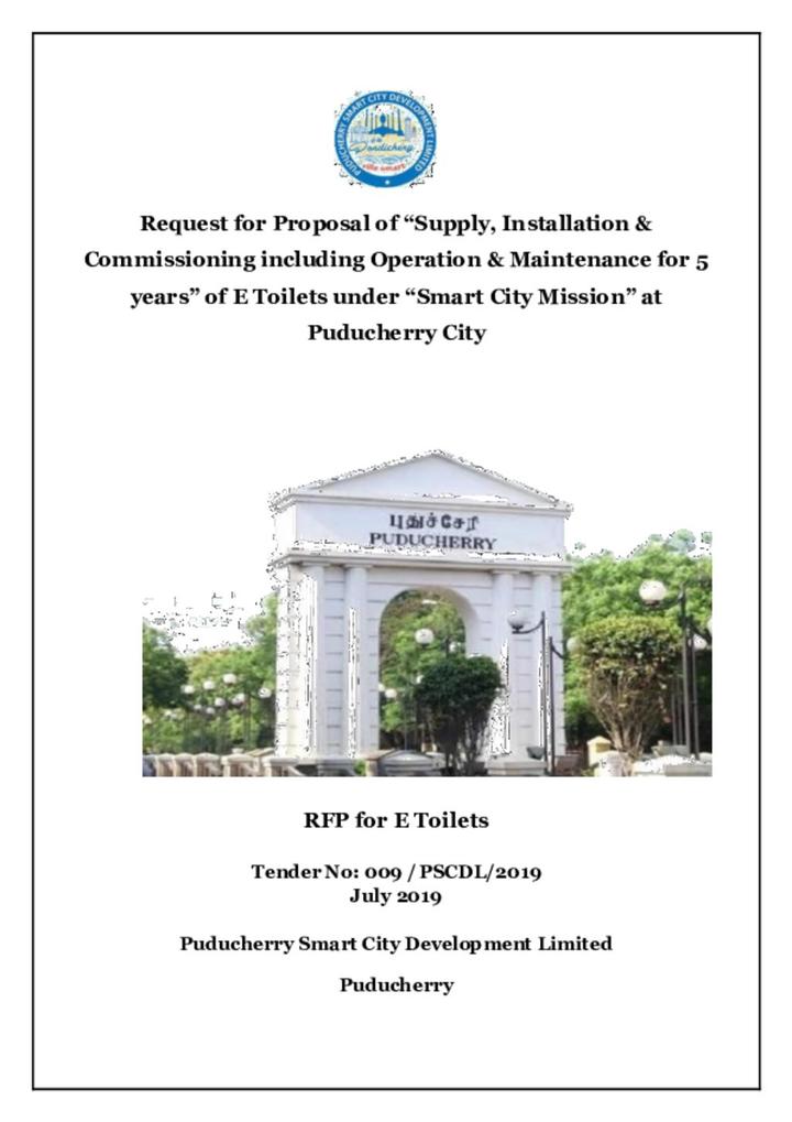 Request for Proposal document
