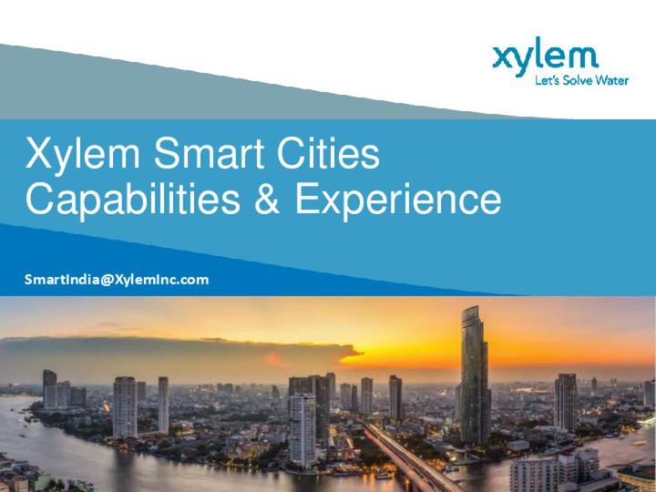 Xylem Smart Cities Solutions