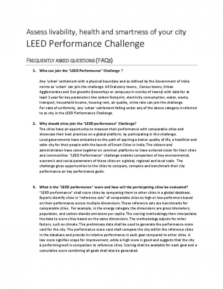 Leed Letter Template