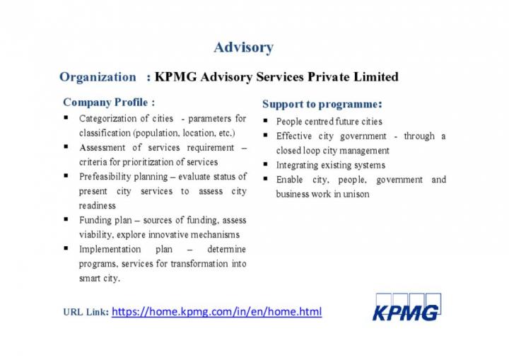 KPMG Advisory Services Pvt. Ltd. 