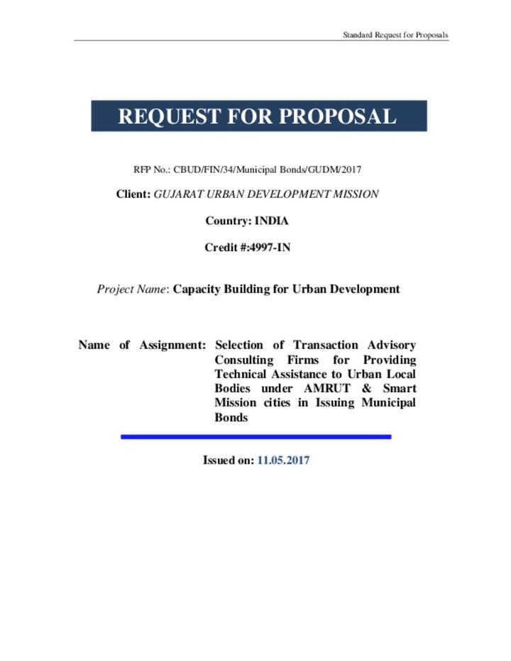 Request for Proposal