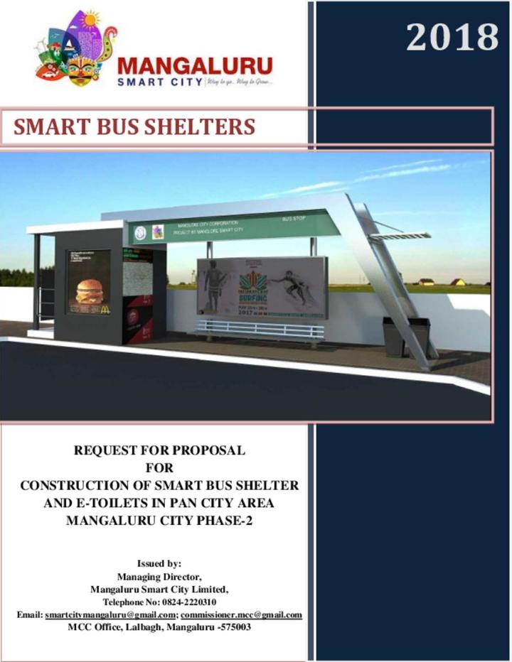 Bus Shelters, Toilets RFP