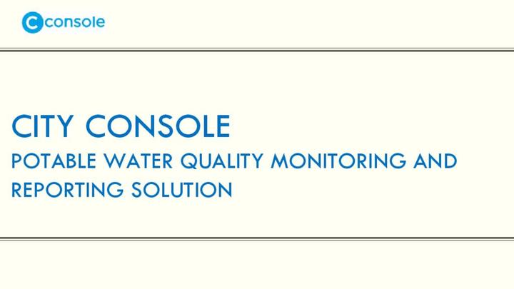 Water Quality monitoring
