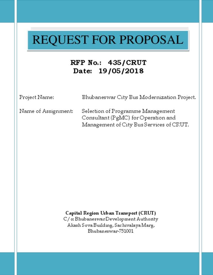 Request for Proposal