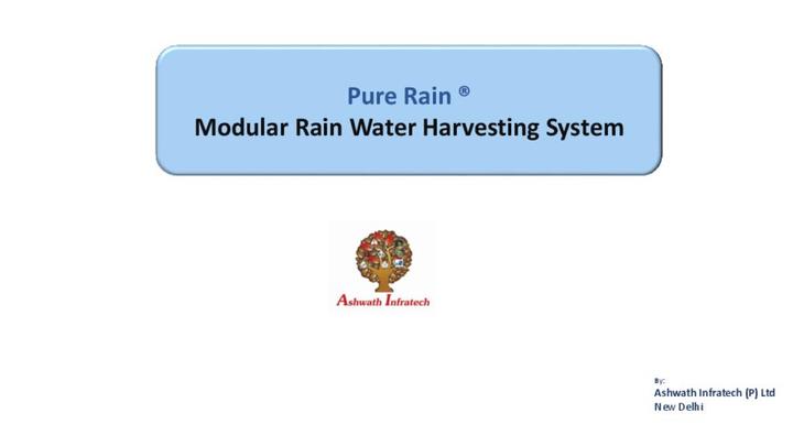 Rain Water Harvesting