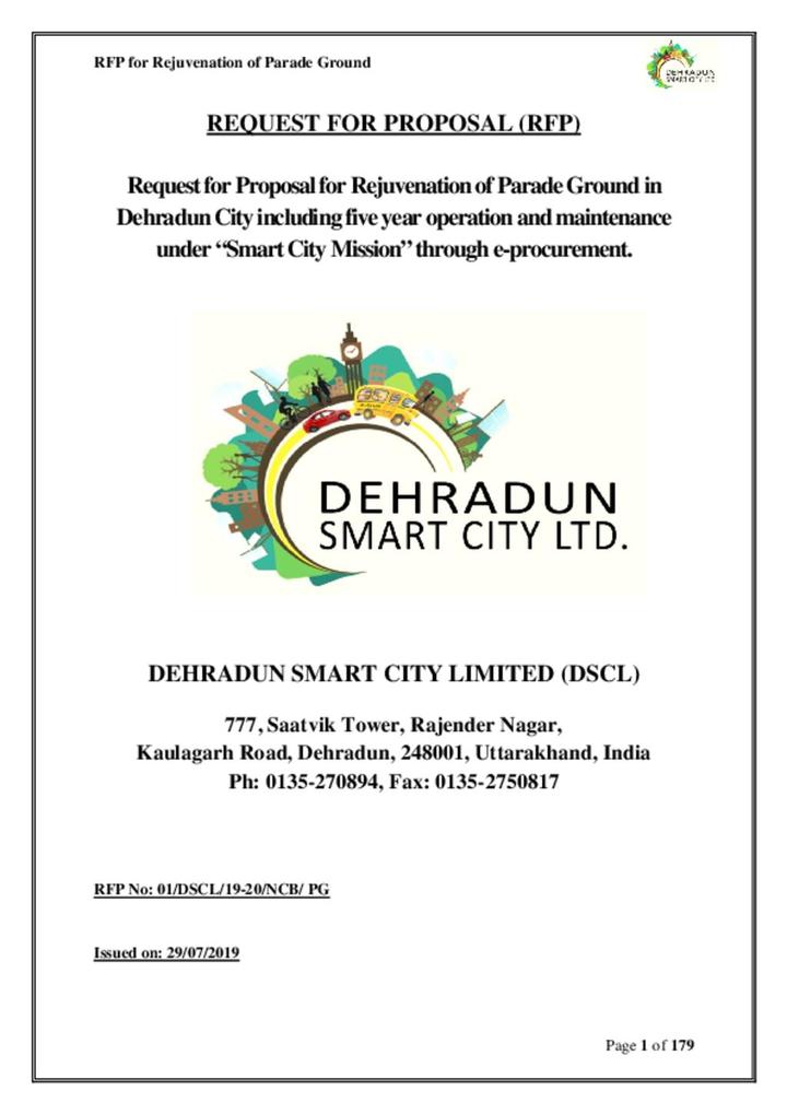 Request for Proposal document