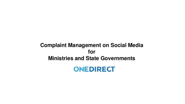 Onedirect social media