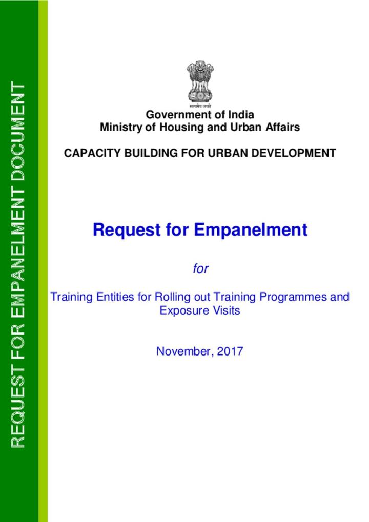 REoI for Empanelment of Training Entities