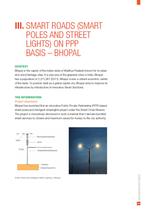 Smart Roads (Smart Poles And Street Lights) On PPP Basis – Bhopal