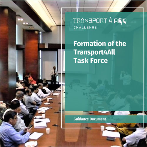 Formation of the Transport4All Task Force
