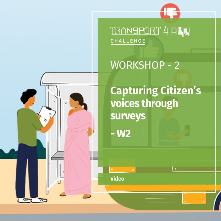 Capturing citizen’s voices through surveys – Workshop 2